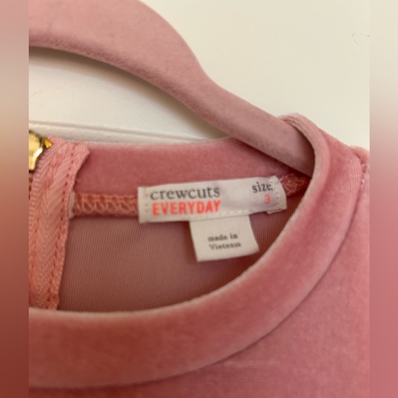 Crewcuts Velour T Shirt Dress 3 years. - Picture 3 of 3